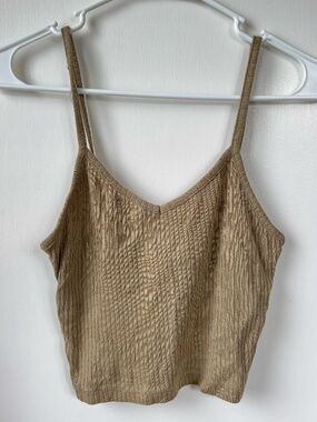 Green/olive tank top Forever21 size small